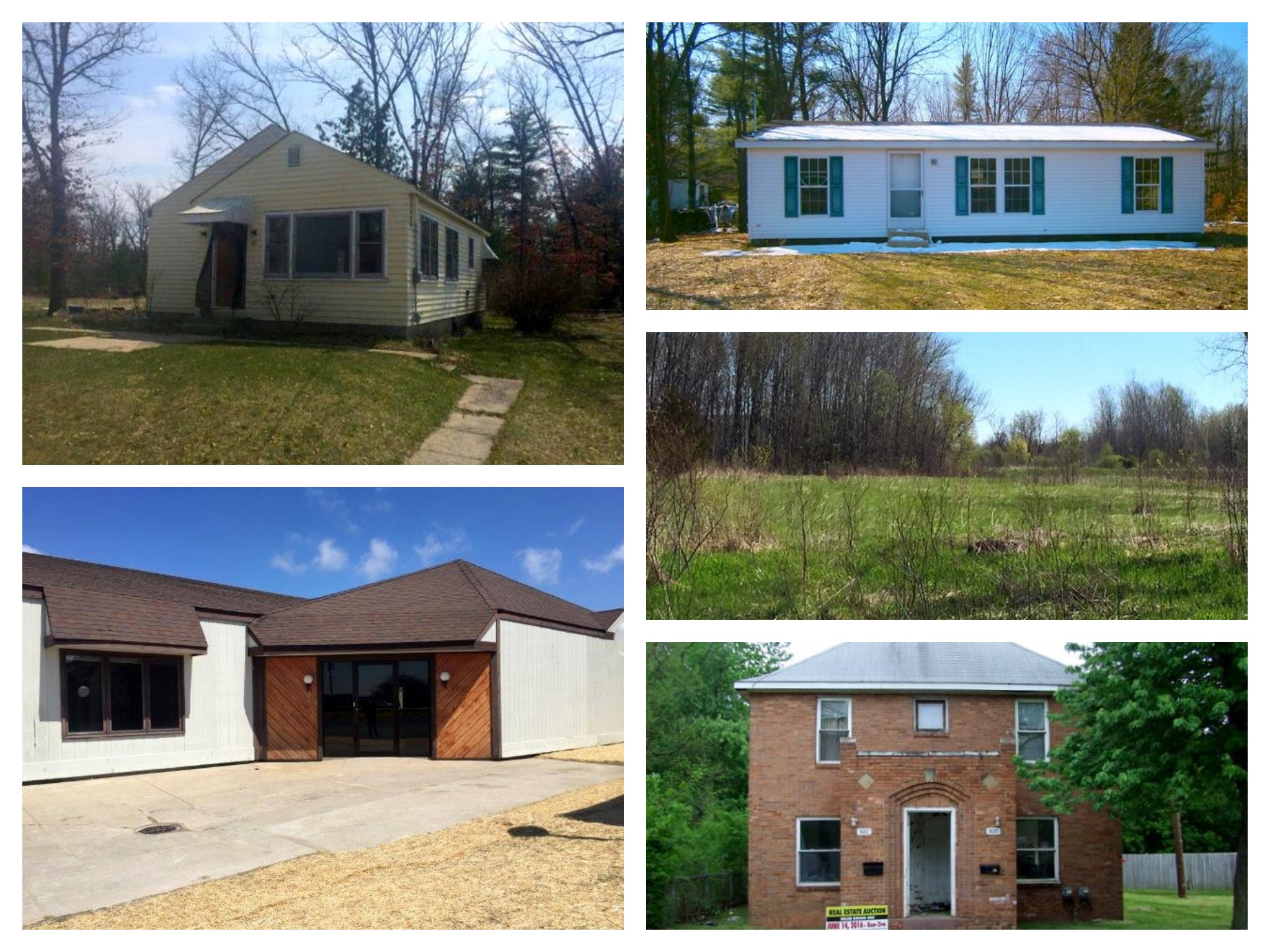 10 properties throughout Michigan hit the Auction Block Tues. June 14